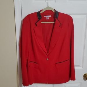 Red blazer
